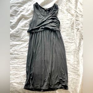 Gap Maternity sleeveless dress grey midi